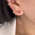 Conjunto Ponto de Luz Pink banhado a ouro na internet