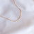 Corrente Veneziana 45cm banhado a ouro