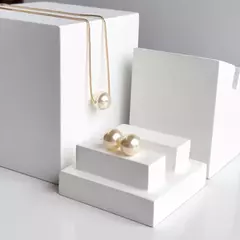 Conjunto Pérola 10mm banhado a ouro - comprar online