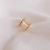 Piercing fake Fio Duplo banhado a ouro - Mimo Meu Semijoias