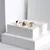 Trio Brincos Minimal banhado a ouro - comprar online