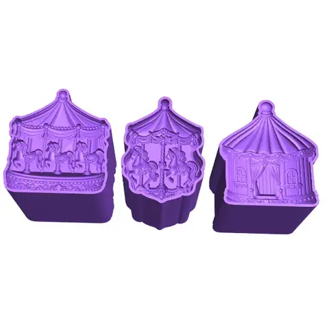 Ejetor Doces Brigadeiros Carrossel - Parque - Não Gruda