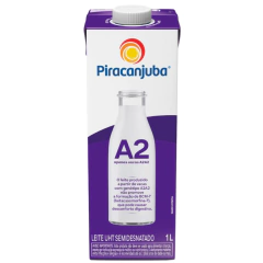 Leite Uht Piracanjuba 1l Semidesnatado A2