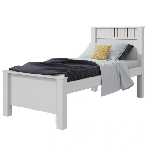 Cama Solteiro Lopas Athenas Branco