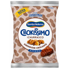 Amendoim Crokissimo Santa Helena 400g Churrasco