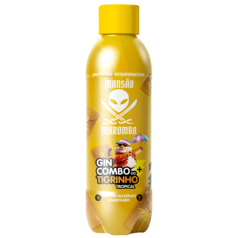 Bebida Mista Mansão Maromba 1l Gin Combo Do Tigrinho Tropical