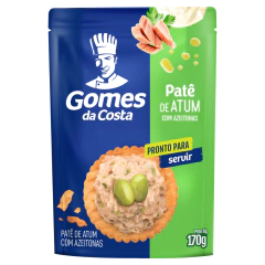 Patê De Atum Gomes Da Costa 170g Sachê Azeitonas