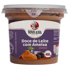 Doce Vovó Ana 400g Pastoso Doce De Leite/Ameixa