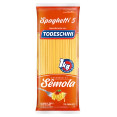 Macarrão Sêmola Todeschini 1kg Spaghetti 5