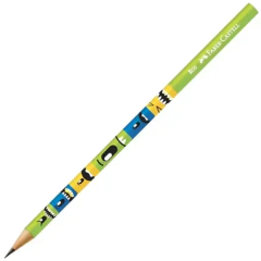 Lápis Preto Faber-Castell Monster Puzzle Redondo C/1un.