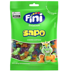 Bala Fini Gelatinas 80g Sapo