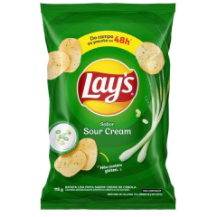 Batata Lisa Frita Lay S 115g Sour Cream - comprar online