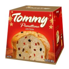 Panettone Tommy 400g Com Frutas