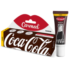 Hidratante Labial Carmed 10g Coca Cola Marrom