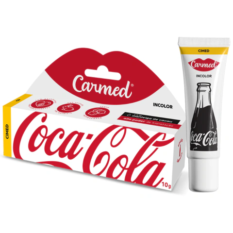 Hidratante Labial Carmed 10g Coca Cola Incolor
