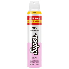 Desodorante Aerosol Super 250ml Velvet