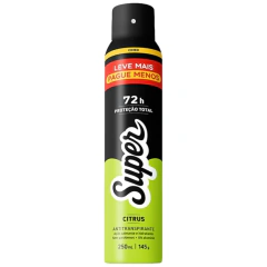 Desodorante Aerosol Super 250ml Citrus
