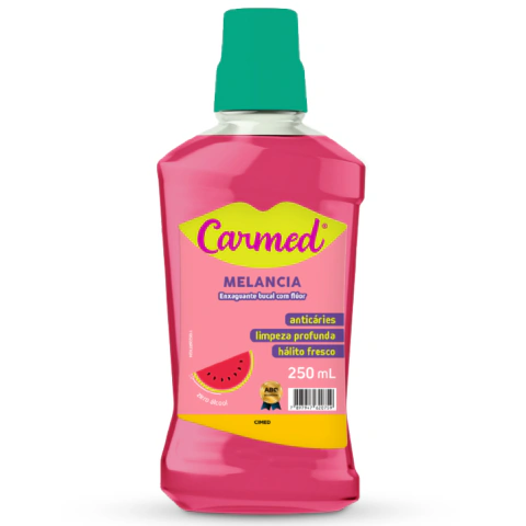 Antisséptico Bucal Carmed Fini 250ml Melancia
