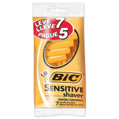 Aparelho Bic Sensitive Shaver C/7un. Leve 7 Pague 5