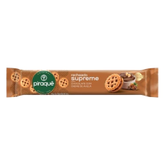 Biscoito Piraquê Recheado Supreme 80g Chocolate Com Creme De Avelã