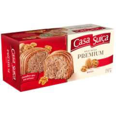 Bolo Casa Suíca 270g Premium Nozes