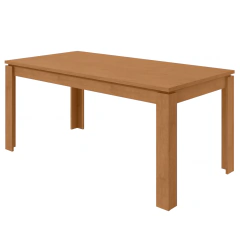 Mesa Lopas Athenas 180cm Amêndoa Clean