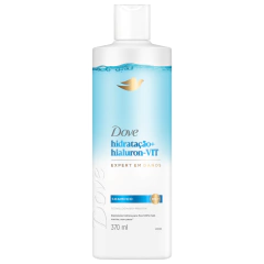 Shampoo Dove 370ml Hidratação + Hialuron-Vit