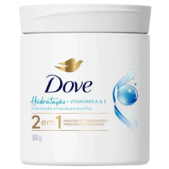 Máscara De Tratamento Dove 250g Hidratação + Vitaminas A & E