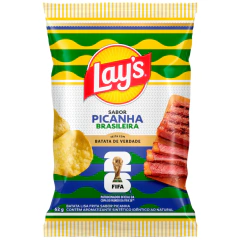 Batata Lisa Frita Lay S 62g Picanha
