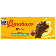Wafer Bauducco 92g Chocolate Com Avelã