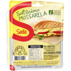 Queijo Mussarela Sadia Fatiado 150g