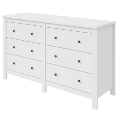 Cômoda Lopas Maggiore 6 Gavetas Branco