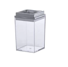 Porta Escova Quadratta Cristal Paramount Ref.1560