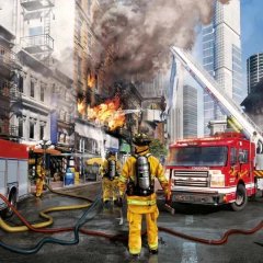 FIREFIGHTING SIMULATOR THE SQUAD PS5 DIGITAL PRIMARIA - FluoGames