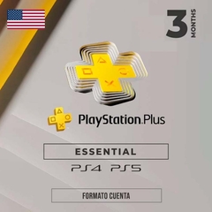 PLUS ESSENTIAL 3 MESES (CUENTA) PS4 - PS5 - comprar online