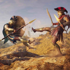 ASSASSIN'S CREED ODYSSEY PS5 RETRO DIGITAL PRIMARIA - FluoGames