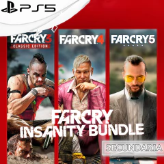 FAR CRY INSANITY COMBO PS5 RETRO DIGITAL SECUNDARIA