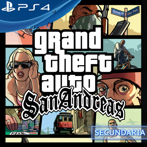GTA SAN ANDREAS PS4 DIGITAL SECUNDARIA