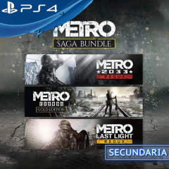 COMBO METRO SAGA PS4 DIGITAL SECUNDARIA - comprar online