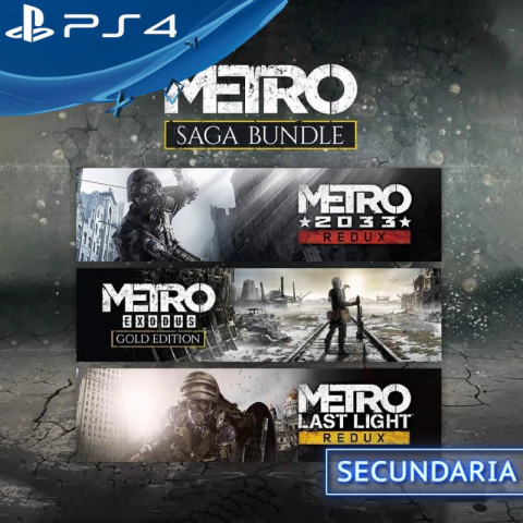 COMBO METRO SAGA PS4 DIGITAL SECUNDARIA - comprar online