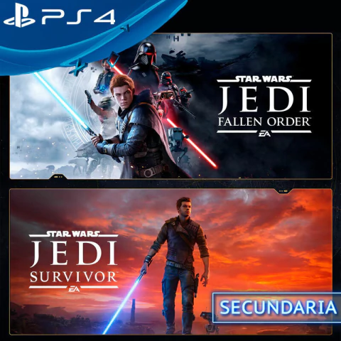 STAR WARS JEDI SURVIVOR + FALLEN ORDER PS4 DIGITAL SECUNDARIA - comprar online