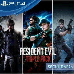 RESIDENT EVIL TRIPLE PACK PS4 DIGITAL SECUNDARIA