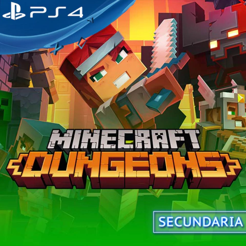 MINECRAFT DUNGEONS PS4 DIGITAL SECUNDARIA