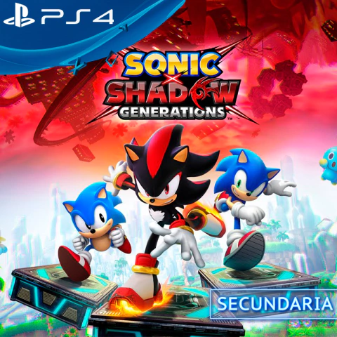 SONIC X SHADOW GENERATIONS PS4 DIGITAL SECUNDARIA