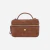 Bolsa Vanity Luiza Barcelos Pequena Camurça Marrom
