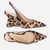 Scarpin Anabela Slingback Animalprint Luíza Barcelos - Quattro Calçados - Loja Online de Calçados Femininos em BH