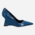 Scarpin Anabela Luiza Barcelos Verniz Azul - comprar online