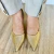 Scarpin Couro Tressê Ouro Light Maithê - comprar online