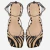 Sandalia Anabela Print Tigre Luiza Barcelos Couro - loja online