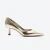 Scarpin Vicenza Couro Dourado - Quattro Calçados - Loja Online de Calçados Femininos em BH